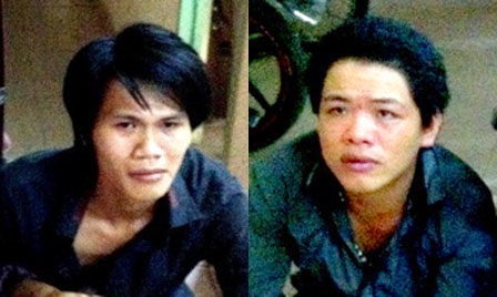 Hai tên cướp giật bị bắt “nóng” khi vừa gây án