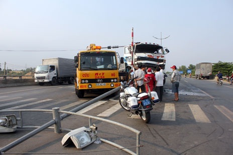 Hiện trường vụ tai nạn chiều 12/3