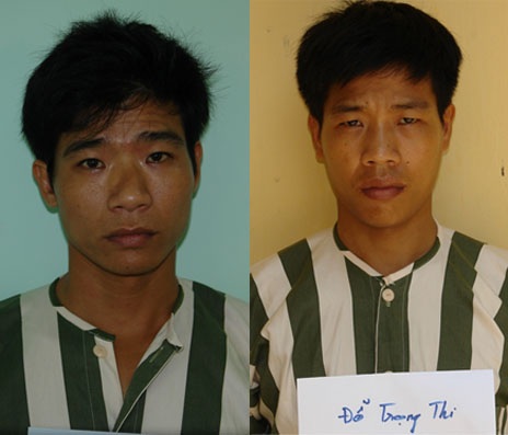 Hai cháu đột nhập nhà cậu "cuỗm" hơn 186 lượng vàng - 1 Hai nghi can trộm 186,5 lượng vàng nhà cậu ruột bị bắt.