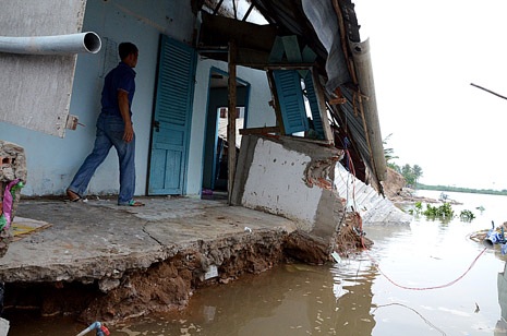 Hiện trường vụ sạt lở