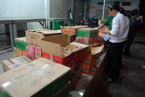 Hàng chục ngàn quả trứng cút không rõ nguồn gốc bị thu giữ, thiêu hủy