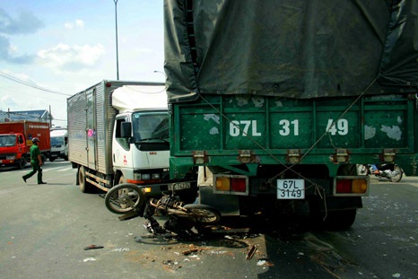 Hiện trường vụ tai nạn