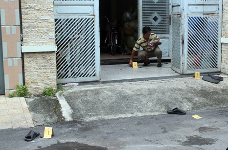 Cơ quan chức năng khám nghiệm hiện trường