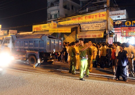 Hiện trường vụ tai nạn