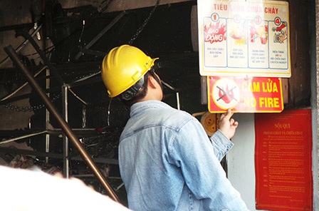 Tủ PCCC được kiểm tra