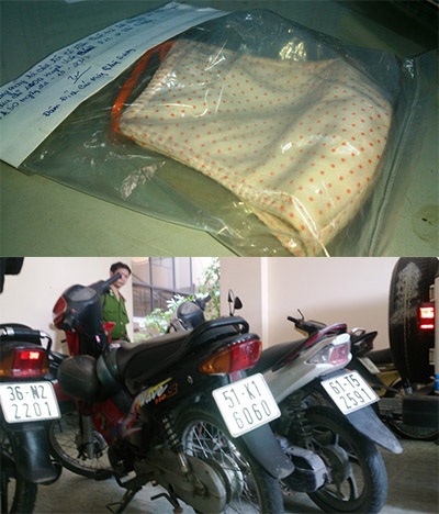 Chiếc khẩu trang tẩm thuốc mê và phương tiện gây án của 3 “nữ quái”