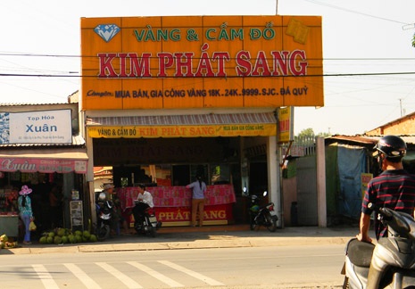 Tiệm vàng xảy ra vụ trộm