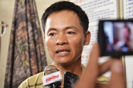 Người thân của sinh viên Bùi Quốc Lợi