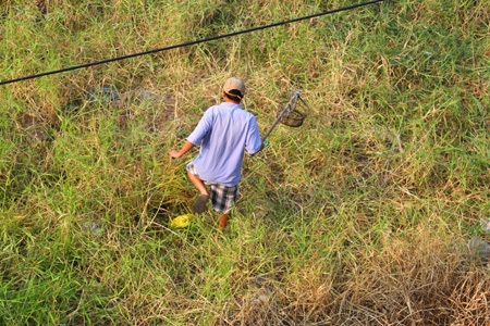 Đội ngũ săn phương tiện của ông Táo dưới sông