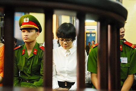 Đến ngày xét xử thứ 2, Huyền Như vẫn giữ được vẻ bình thản như ngày đầu