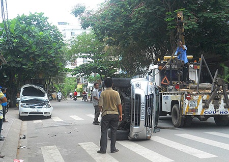 Hiện trường vụ tai nạn