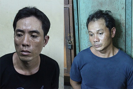 Bắt hai đối tượng mang mã tấu, ma tuý đi “dạo phố” - 1 Hai đối tượng mang theo ma tuý, mã tấu đi dạo phố bị công an bắt giữ
