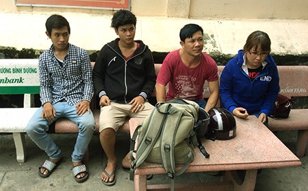 Các đối tượng tham gia vụ bắt cóc bé L.