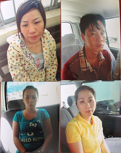 Triệt phá đường dây mua bán ma tuý cực lớn, thu giữ 13 bánh heroin - 1 Các đối tượng trong đường dây mua bán ma tuý cực lớn bị bắt