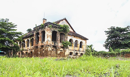 Toà thành cổ Biên Hoàn đã xuống cấp theo thời gian