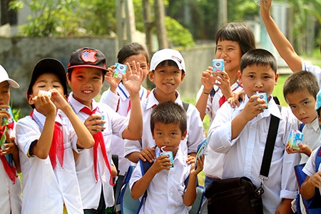 Hành trình mang dinh dưỡng đến trẻ em nông thôn - 1 Hành trình mang dinh dưỡng đến trẻ em nông thôn