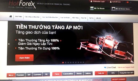 Giao dịch vàng tài khoản: Sàn cái tung “chiêu độc” - 1 Chương trình khuyến mãi trên sàn Hot Forex