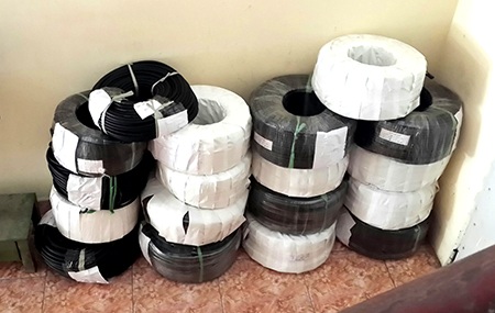 Bắt vụ làm giả dây cáp điện gây nguy hiểm cho người sử dụng - 1 Số dây, cáp điện giả, nhái của Cty Tân Nghệ Nam bị cảnh sát kinh tế phát hiện