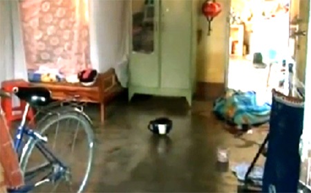 Hiện trường vụ mìn tự chế phát nổ khiến bà Lan tử vong