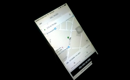 Hé lộ cách thức làm ăn qua "trần tình" của tài xế Taxi Uber - 1 Gửi yêu cầu gọi Taxi Uber