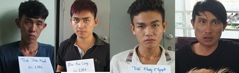 Các đối tượng trong băng nhóm gây ra hơn 40 vụ trộm cướp bị bắt