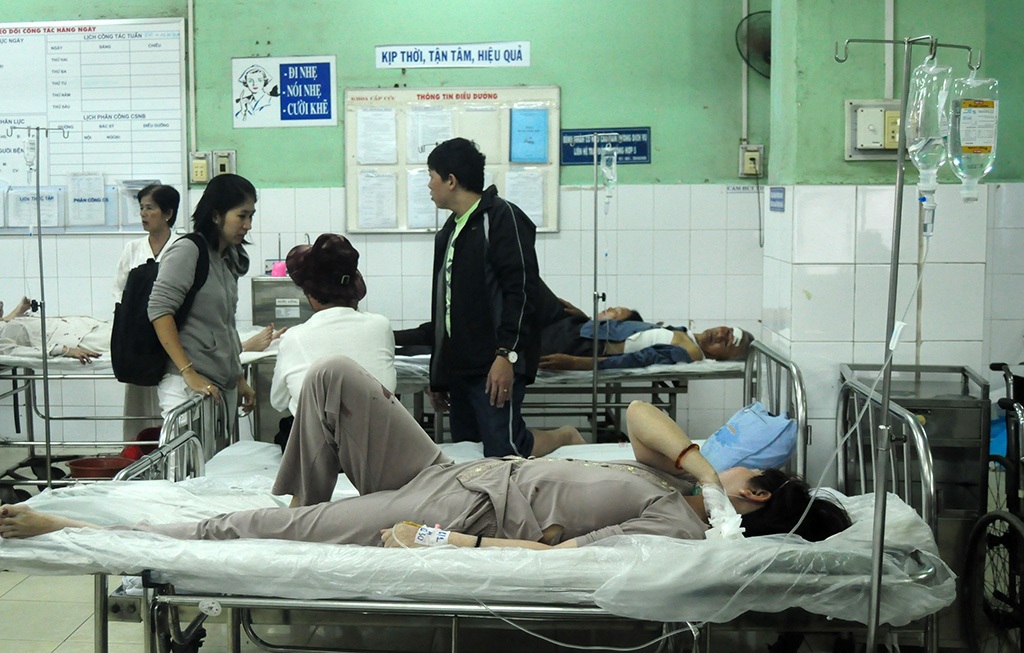 Các nạn nhân đang được điều trị tại Bệnh viện đa khoa Đồng
Nai