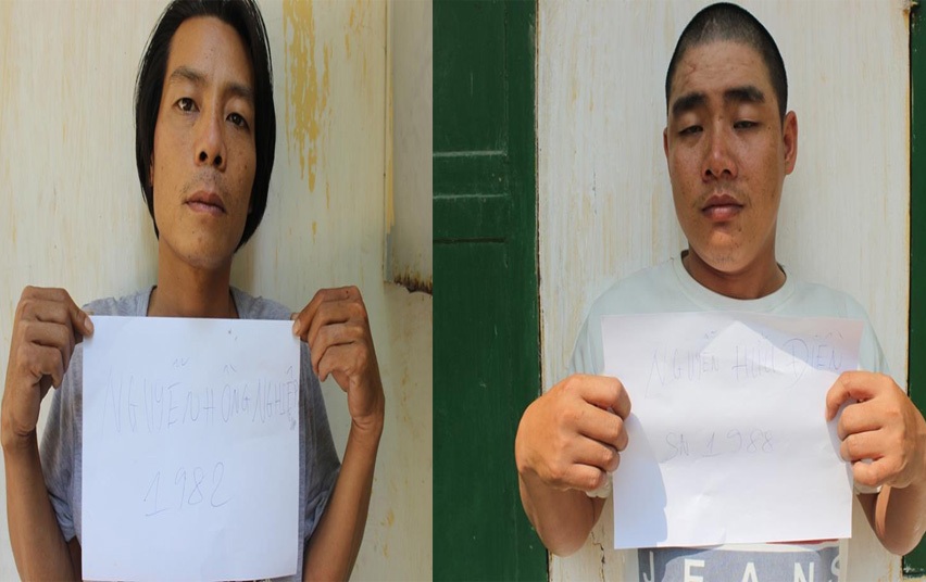 Đối tượng Nguyễn Hữu Điền và Nguyễn Hồng Nghiệp