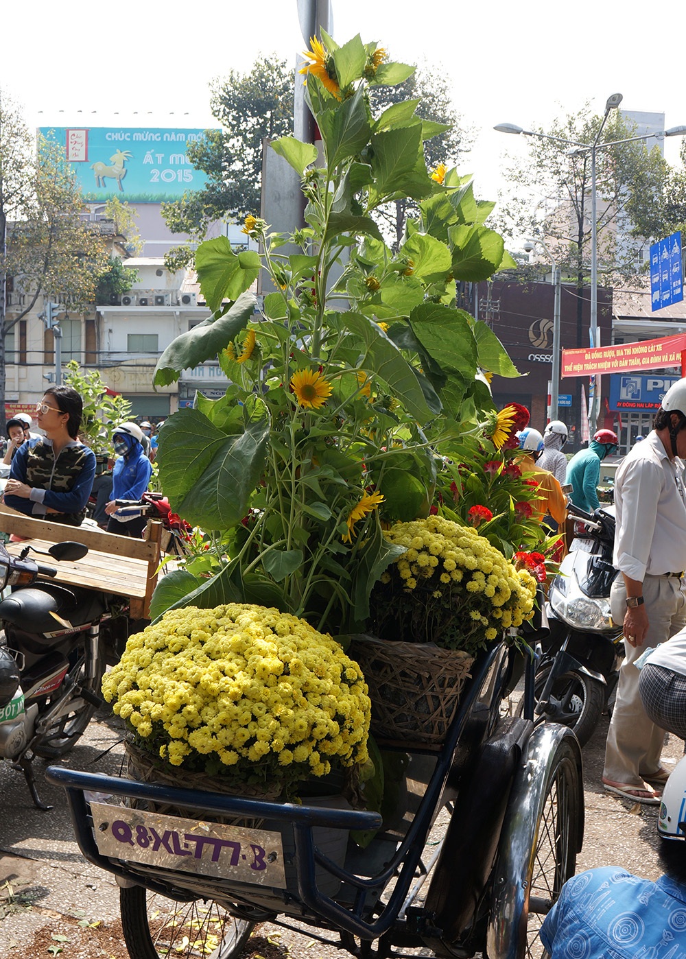 Hình ảnh cuối cùng của chợ hoa tết 2015 - 11 Trung Kiên – Xuân Hinh