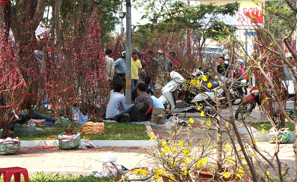 Hình ảnh cuối cùng của chợ hoa tết 2015 - 16 Trung Kiên – Xuân Hinh