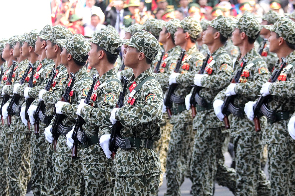 Toàn cảnh lễ diễu binh, diễu hành mừng ngày thống nhất - 15 Khối chiến sĩ biệt động