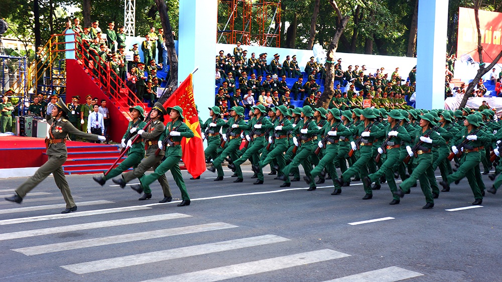 Tổng duyệt diễu binh chuẩn bị đại lễ 30/4 - 13 Trung Kiên - Quốc Phan