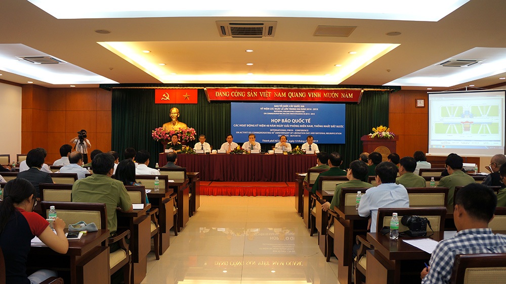 Ban tổ chức Lễ kỷ niệm 40 năm thống nhất Đất nước thông tin lịch trình diễn ra đại lễ mít tinh 30/4