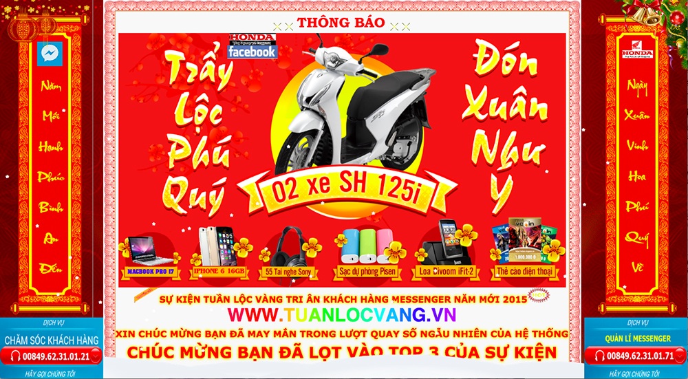 "Hốt" hàng trăm triệu bằng chiêu lừa "cũ rích" trên Zalo, Facebook - 3 Những thông tin trúng thưởng được bố trí khá bắt mắt nhằm đưa con mồi vào tròng