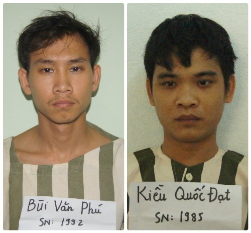 Nhân viên thủ kho phá két sắt trộm gần 1,7 tỷ đồng - 1 Hai tên đạo chích bị tạm giữ tại cơ quan công an