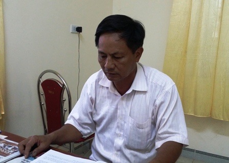 Ông Nguyễn Đức Phong, Phó chủ tịch UBND xã Tiên Ngoại