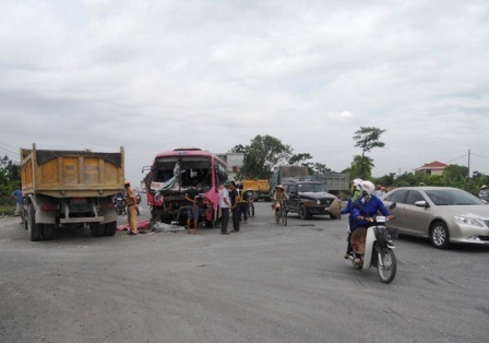 Hiện trường vụ tai nạn