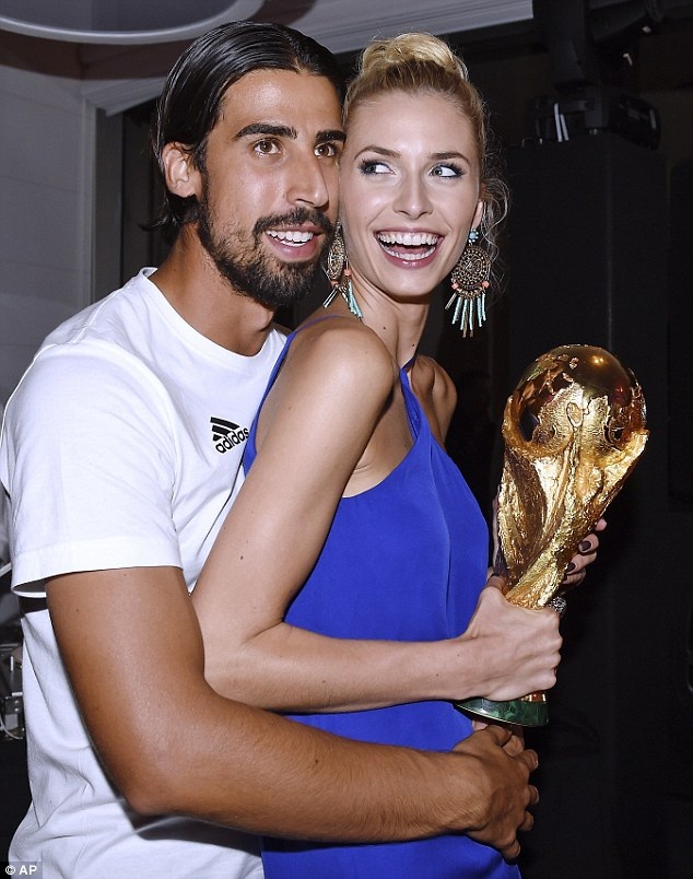 Sami Khedira và bạn gái 