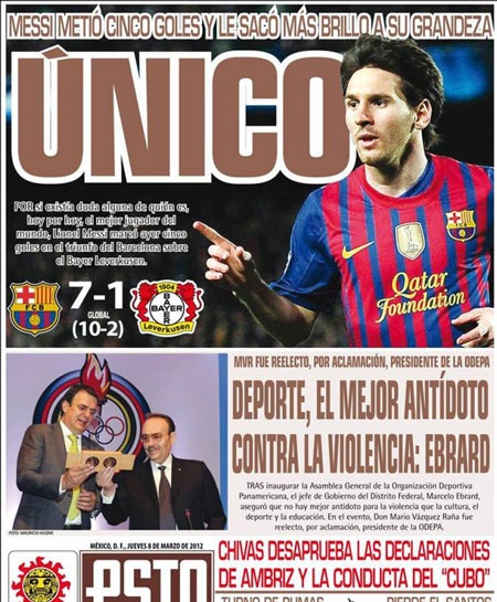 Nhìn lại ngày báo chí thế giới cạn ngôn từ vì Messi