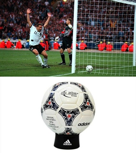 Những trái bóng được sử dụng qua các kỳ Euro