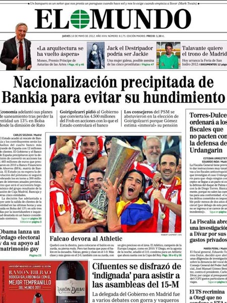 Giới truyền thông ngả mũ thán phục trước tân vương Atletico Madrid - 2 Giới truyền thông ngả mũ thán phục trước tân vương Atletico Madrid