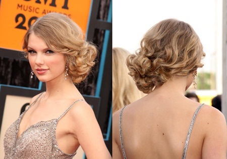 Top 10 kiểu tóc không bao giờ "lỗi mốt" (Kỳ 1) - 17 Taylor Swift gợi cảm với tóc búi lệch