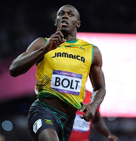 10 khoảnh khắc đẹp nhất tại Olympic London 2012 - 6 “Tia chớp” Usain Bolt khẳng định vị thế ông vua tốc độ tại Olympic ở cự ly 100m và 200m