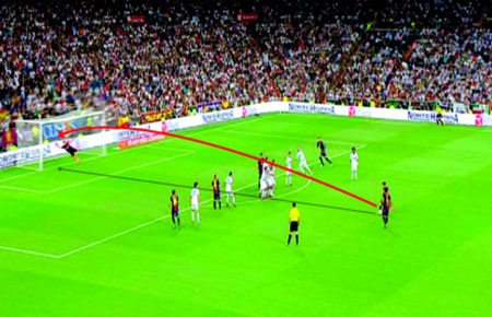 Cú sút phạt kinh điển của Messi