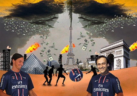 Biếm họa: PSG..."mô hình tiêu biểu" cho luật công bằng tài chính - 3 Sự tham lam trên TTCN của PSG là…đúng đắn và phù hợp với kế hoạch cân bằng tài chính của Platini
