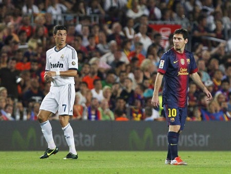 Thi nhau nổ súng, Messi và C.Ronaldo cùng lập kỷ lục - 1 Messi và C.Ronaldo đều nổ súng để lập kỷ lục mới tại Nou Camp