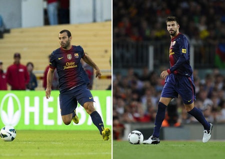 Dấu ấn Tito Vilanova trong lối chơi Barcelona - 3 Các trung vệ được tham gia vào các pha tấn công nhiều hơn