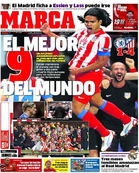 Truyền thông hết lời ca ngợi màn trình diễn của Falcao - 1 Truyền thông hết lời ca ngợi màn trình diễn của Falcao