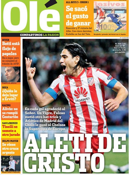 Truyền thông hết lời ca ngợi màn trình diễn của Falcao - 3 Truyền thông hết lời ca ngợi màn trình diễn của Falcao