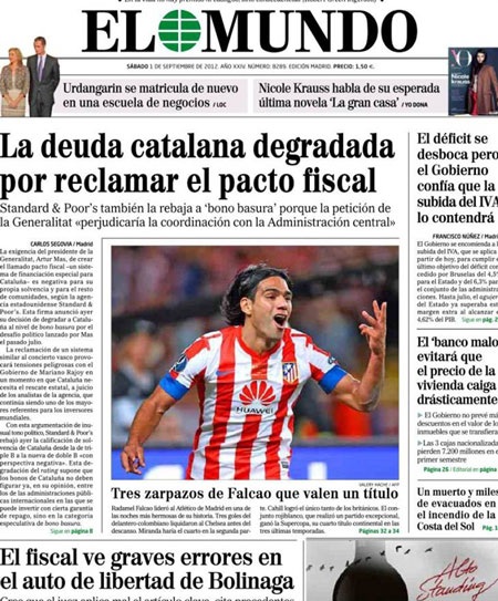 Truyền thông hết lời ca ngợi màn trình diễn của Falcao - 6 Truyền thông hết lời ca ngợi màn trình diễn của Falcao