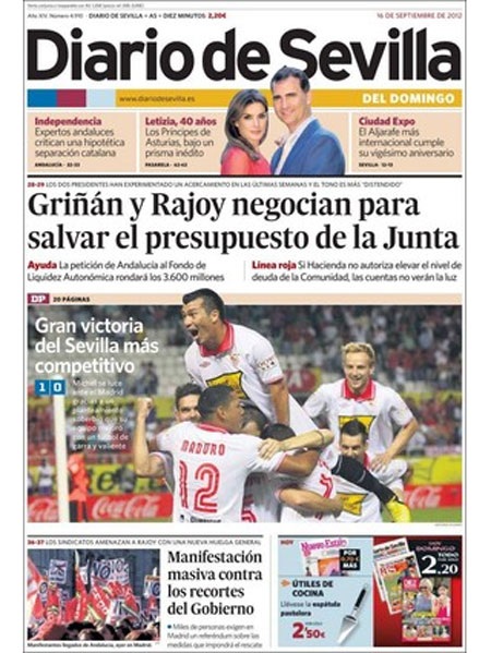 Truyền thông quốc tế đồng loạt công kích Real Madrid - 7 Dario de Sevilla,